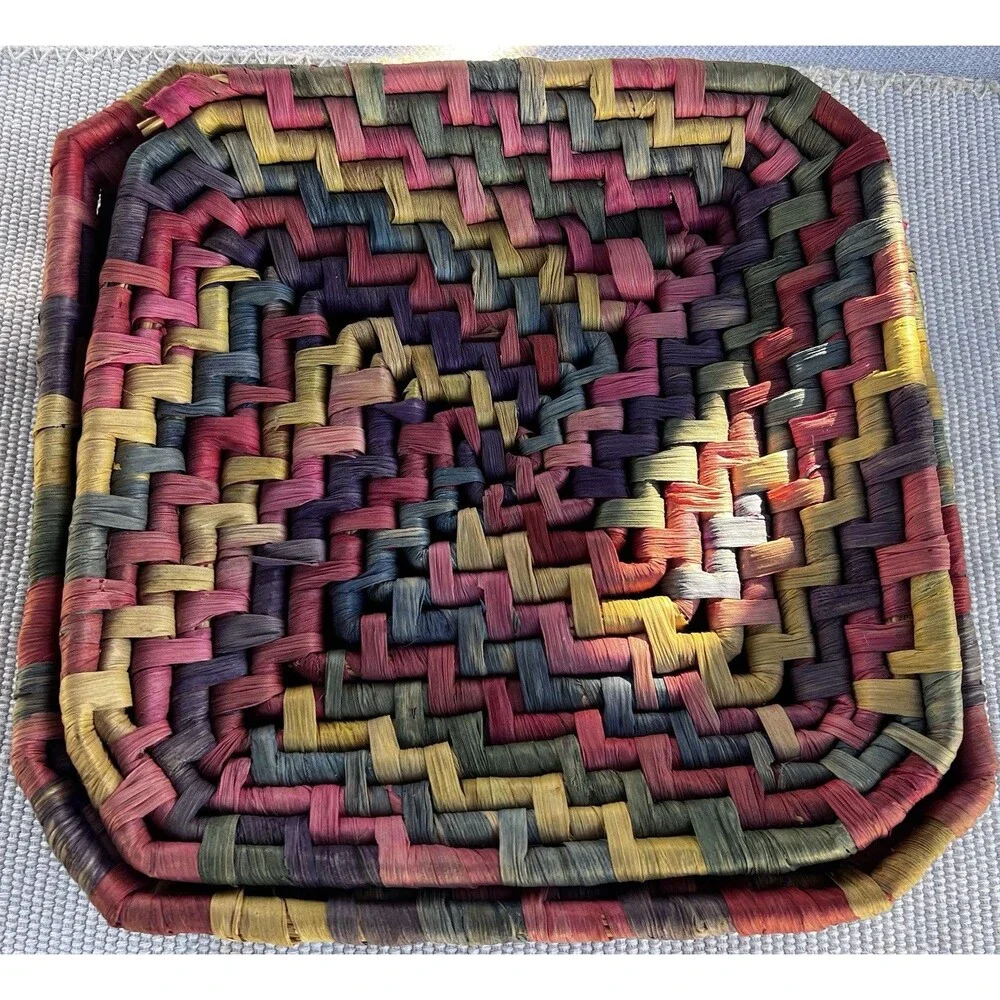Artisan vintage handwoven